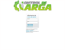 Tablet Screenshot of controldecarga.controlbox.net